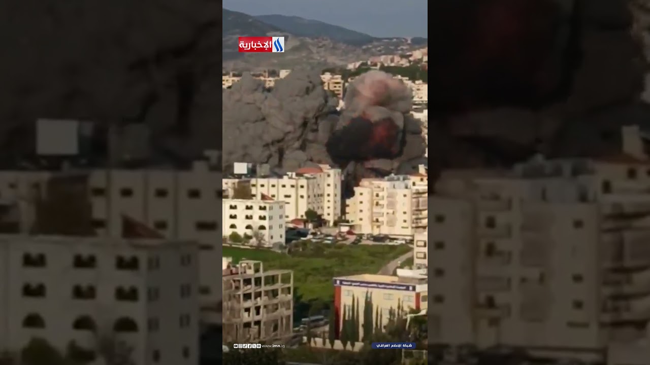 فيديو | أحدث موجة من الضربات التي شنّها الكيــ..ـــان الصهــــ.ــيوني ضد مواقع حـ.ــــــ.زب الله