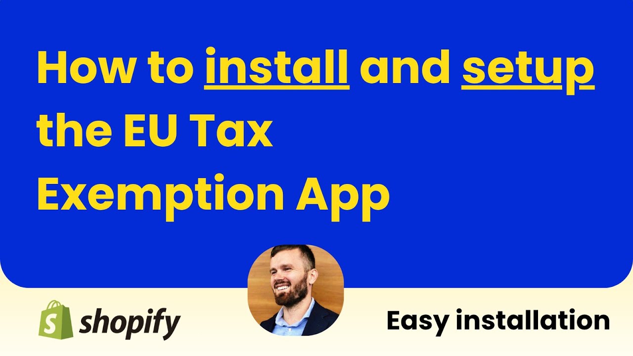TAX Exemption & VAT e‑invoices Demo