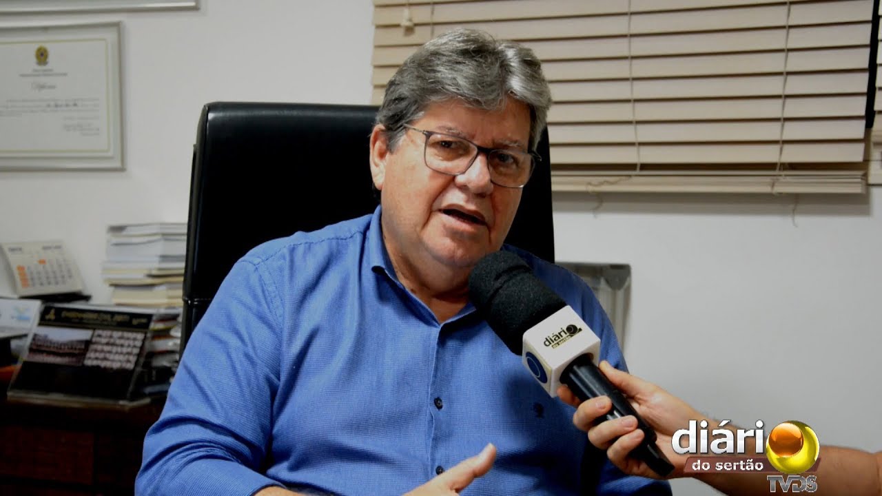 Entrevista exclusiva do governador João Azevêdo para o Sertão da Paraíba