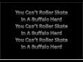 You Can't Roller Skate In A Buffalo Herd Lyrics