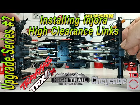 Traxxas Trx4M High Trail Cheyenne 10 Upgrade Series #2 Installing Injora High clearance links ￼