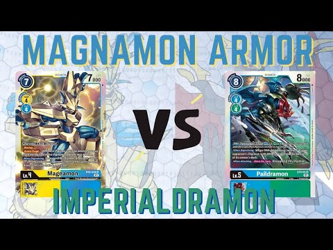 BATTLE OF THE VEEMONS?! Magnamon vs Imperialdramon (Digimon TCG EX3)
