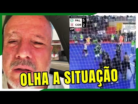 🚨EXCLUSIVO! PAULO SERDAN FALOU DO ATAQUE COVARDE🤮AOS ATLETAS DO PALMEIRAS💚EM FINAL DO FUTSAL SUB-18🐷