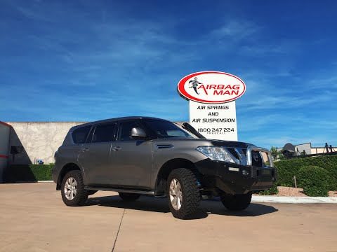 In Action: Nissan Patrol Y62 Air Suspension - CR5119HP Airbag Man High Pressure Coil Helper Kit