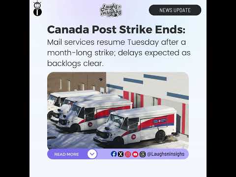 Canada Post Strike Ends, Operations Resume