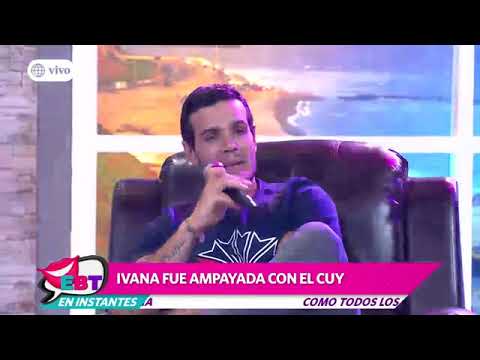Mario Irivarren: This is how he reacted when he saw Ivana Yturbe kissing another man.