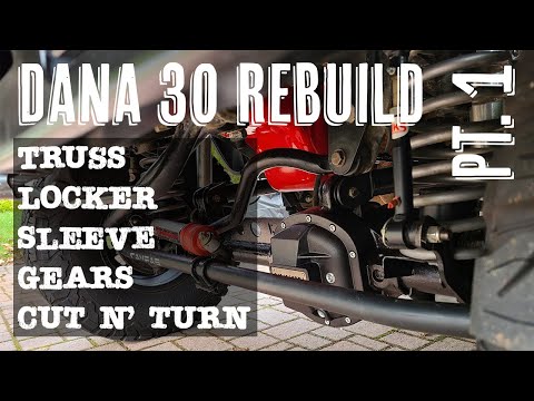 Dana 30 Rebuild Guide Pt.1: K Suspension Axle Truss, IRO Axle Sleeve, Cut n' Turn (FIX YOUR CASTER!)
