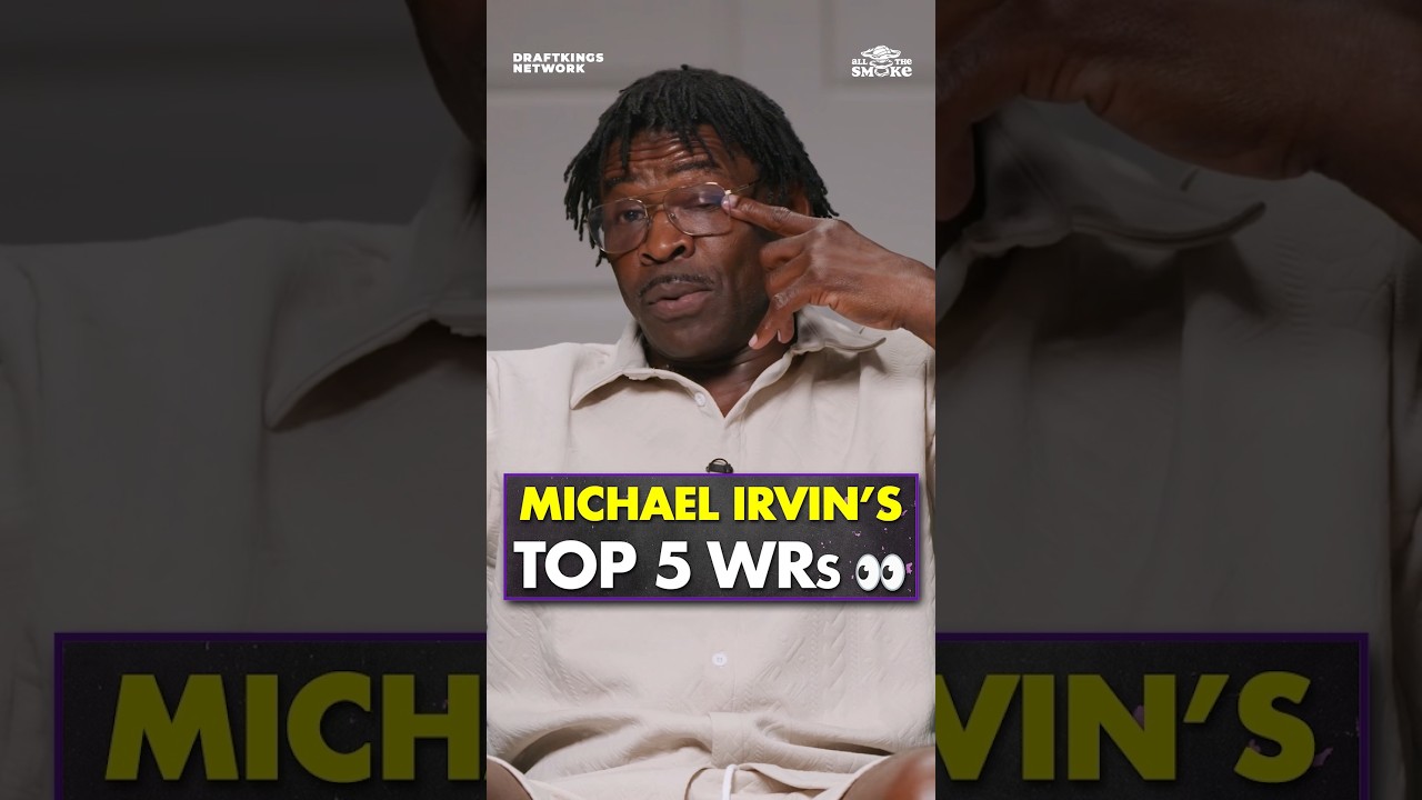 Michael Irvin ranks his TOP 5 & most underrated wide receivers ever 👀