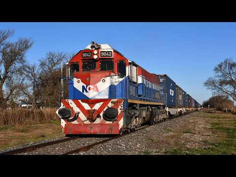 EMD GT22 9042 NCA en cercanías de Pilar, Cordoba