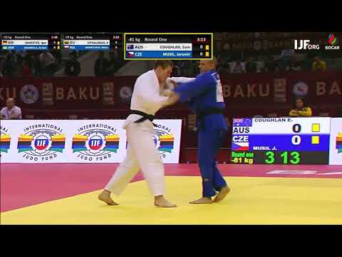 2019 Baku 1 K 81 kg Coughlan Eoin AUS vs  Musil Jaromír