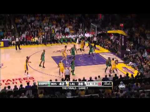 Ron Artest in 2010 NBA Finals (Celtics-Lakers): game 7