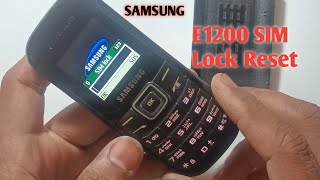 Samsung e1200 SIM LOCK reset || SIM LOCK kaise tode || Samsung e1200 SIM LOCK reset