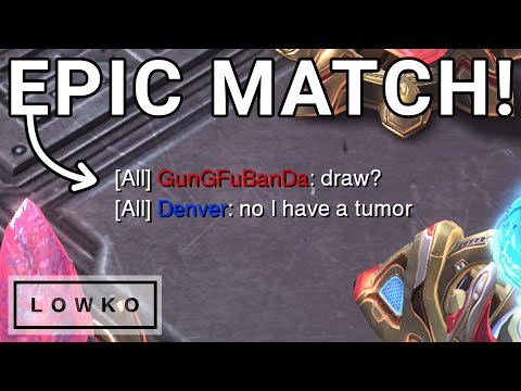 StarCraft 2: EPIC MATCH - The Absolute Final Units! (Denver vs GunGFuBanDa)