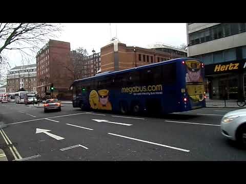 Plaxton Panther Volvo B12B Stagecoach Megabus 54079 SF59FYY on Service MP3 at London Victoria