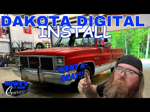 Dakota Digital Gauges Install in a Squarebody!
