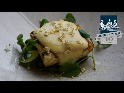 Wild Scottish Halibut, Summer Vegetables, Elderflower recipe by Stuart Ralston