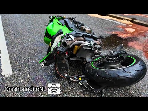 Most Insane Motorcycle Crashes & Moments caught! | CrashBanditoNL