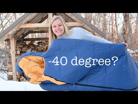 REVIEW of New -40° NASA Technology Sleeping Bag and Blanket