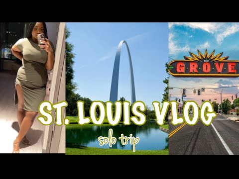 SOLO TRIP TO ST. LOUIS VLOG | THE ARCH| RIVERBOAT CRUISE| GRANTS FARM