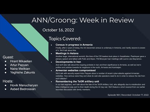 2022 Census | Astana | Iran | Cyber Attack | Remembering TsOR Unit | Ep 169 - Oct 16, 2022