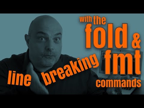The Fold and Fmt utilities - Yes, I Know IT ! Ep 24