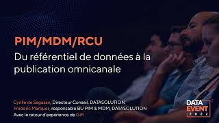 PIM / MDM / RCU - DataEvent 2022