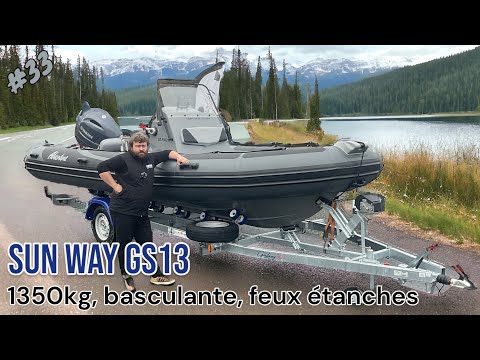 Porte bateau multi-rouleaux GALAXY - GS13 / G1000 - PTAC : 1350Kg - 1 essieu - Référence - GD09 / G1382 - Sun Way_5