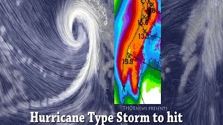 Alert! Danger! 4 Storms w Hurricane Winds to hit N. California & Northwest Pacific USA Coast