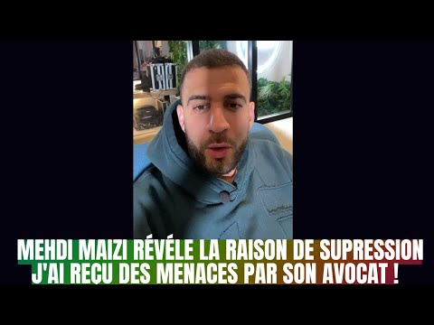 Mehdi Maizi s'exprime sur la suppression de l'interview avec Ninho , son avocat me Menace !