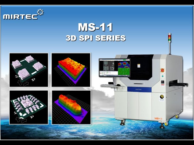MIRTEC MS-11 3D SPI Series Presentation