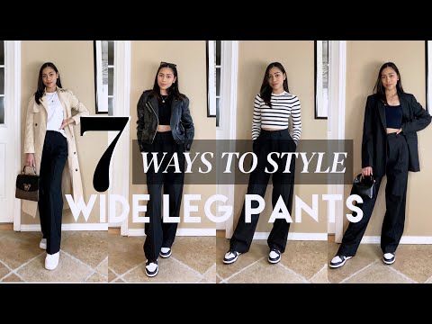 How To Style Wide Leg Pants ! Spring Summer Outfit...