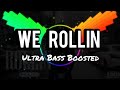 We Rollin (Ultra Bass Boosted) | Shubh | Use earphones for better experience | #werollin #shubh #yt