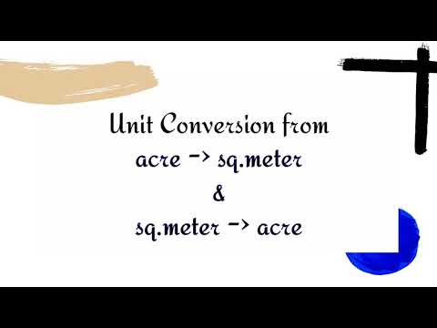 Acres To M2 Conversion