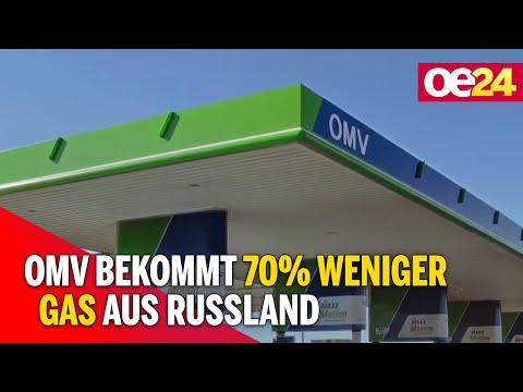 OMV bekommt 70% weniger Gas aus Russland