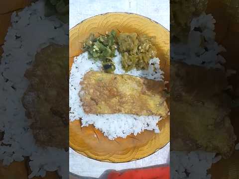 Dinner. Egg Fry,Lau,Dheros Fry eating.Bengali Night Dinner.#dinner #bengalifood #shorts #food #viral