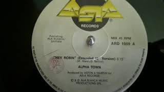 Alpha Town ‎– Hey Robin(Extended 12" Version)