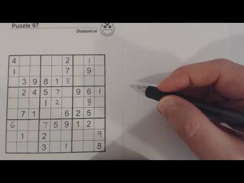 SudokuPrimer 69 - pseudo-quiz solving a diabolical puzzle (sudoku pro)