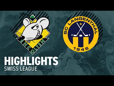 Olten vs Langenthal 1:3 - Highlights Swiss League