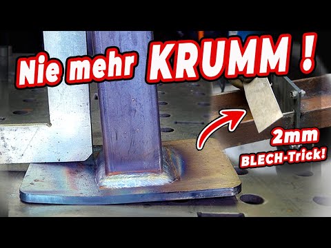 Der 2mm Blech-Trick –So schweißt der Profi (ohne VERZUG)