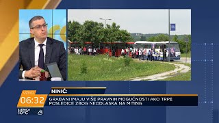 Ninić: Kako da se zaštite građani koji su odbili da idu na Vučićev miting