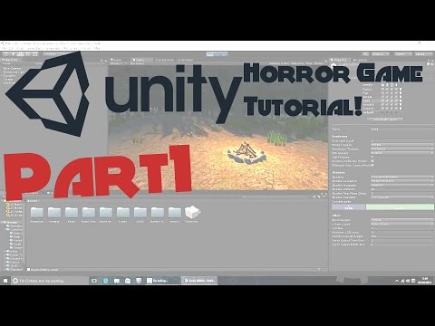 Unity5 Horror Game Tutorial (Part1) *Assets,Terrain & Animations*