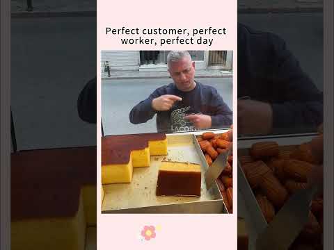 Perfect customer, perfect worker, perfect day