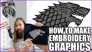 How to digitize graphics for embroidery - Tock Custom