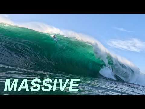ÜBERLEBEN DES 15 Fuß CAPE SOLANDER AUS DER IMPACT ZONE MIT BRENDEN NEWTON // SURFEN & BODYBOARDEN