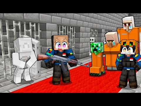 AKU JADI POLISI DAN MENANGKAP PENJAHAT BERBAHAYA DI MINECRAFT!!