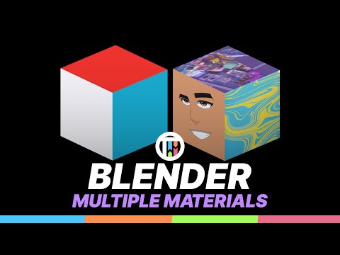 Blender 3.0 Eevee Tutorial - How to Add Multiple Images or Colors to ONE Object