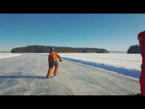 Skridskoåkning i Södra Dalarna