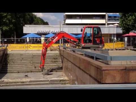 BAUBEOBACHTER - Abriss Fußgängertunnel Neustädter Markt
