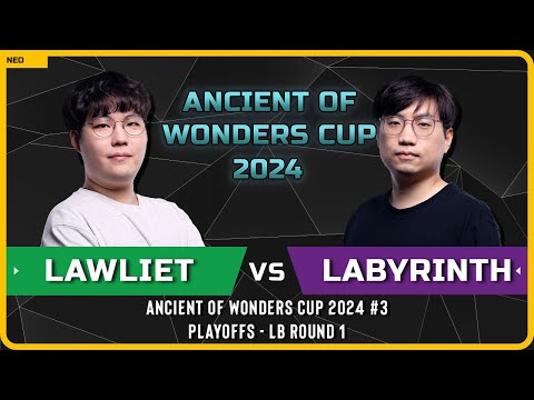 WC3 - [NE] LawLiet vs LabyRinth [UD] - LB Round 1 - Ancient of Wonders Cup 2024 #3