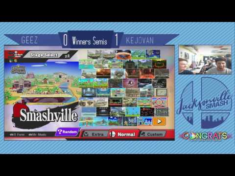 Jax Smash Weekly 5/4/17 - Geez(Bayonetta) Vs KeJovan(Bowser) - Wii U Winners Semis